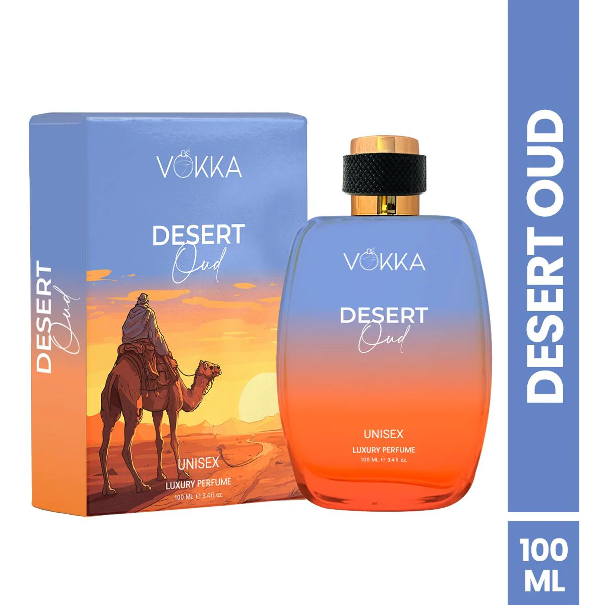 Vokka Desert Oud 100ml Unisex Perfume - Image 2