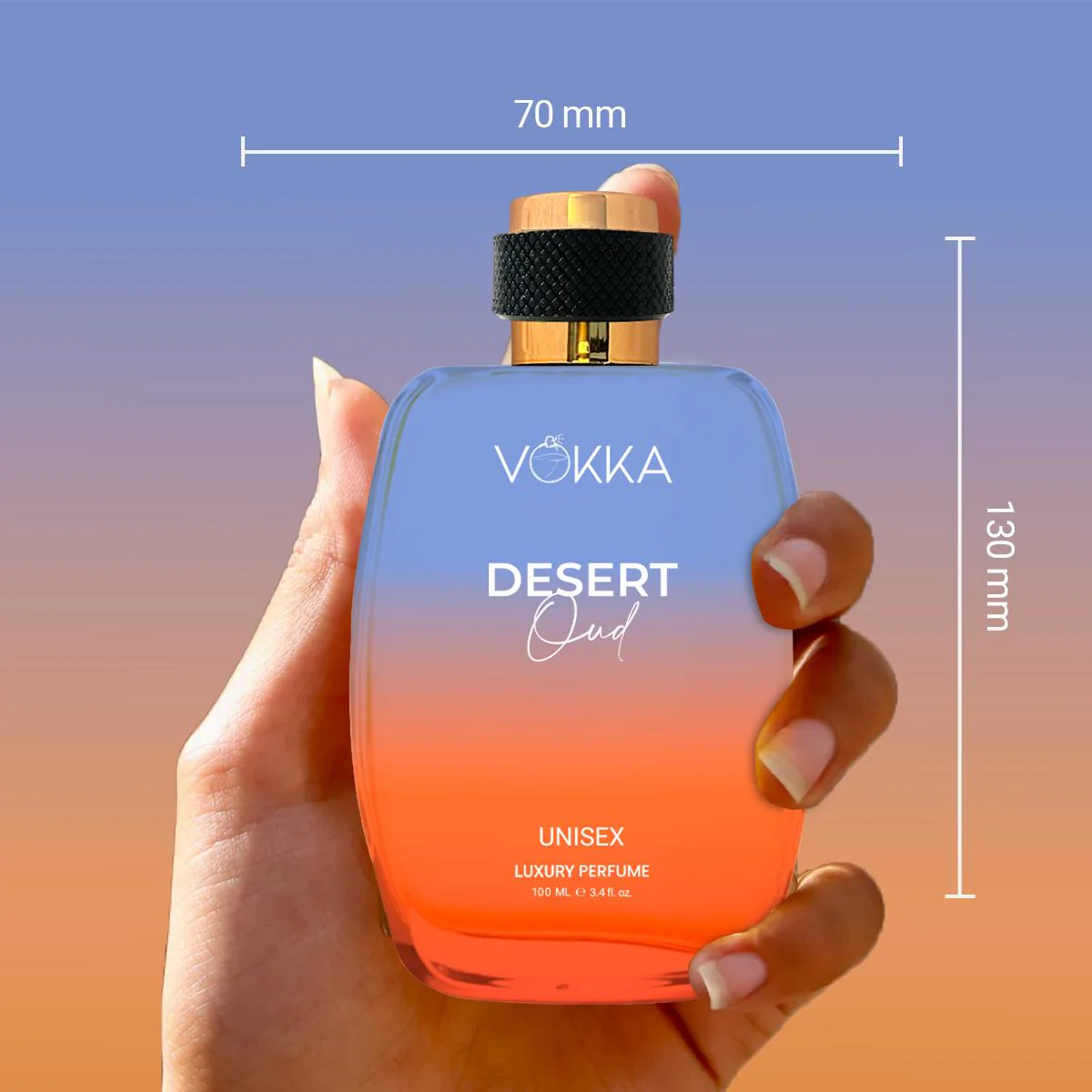 Vokka Desert Oud 100ml Unisex Perfume - Image 6
