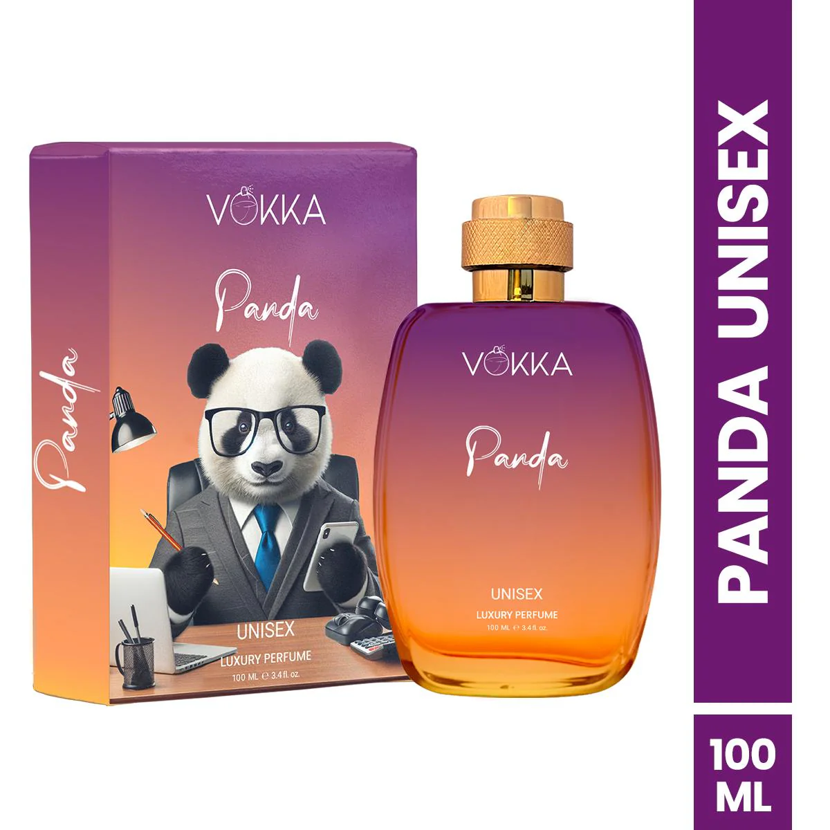 Vokka Panda 100ml Unisex Perfume - Image 2
