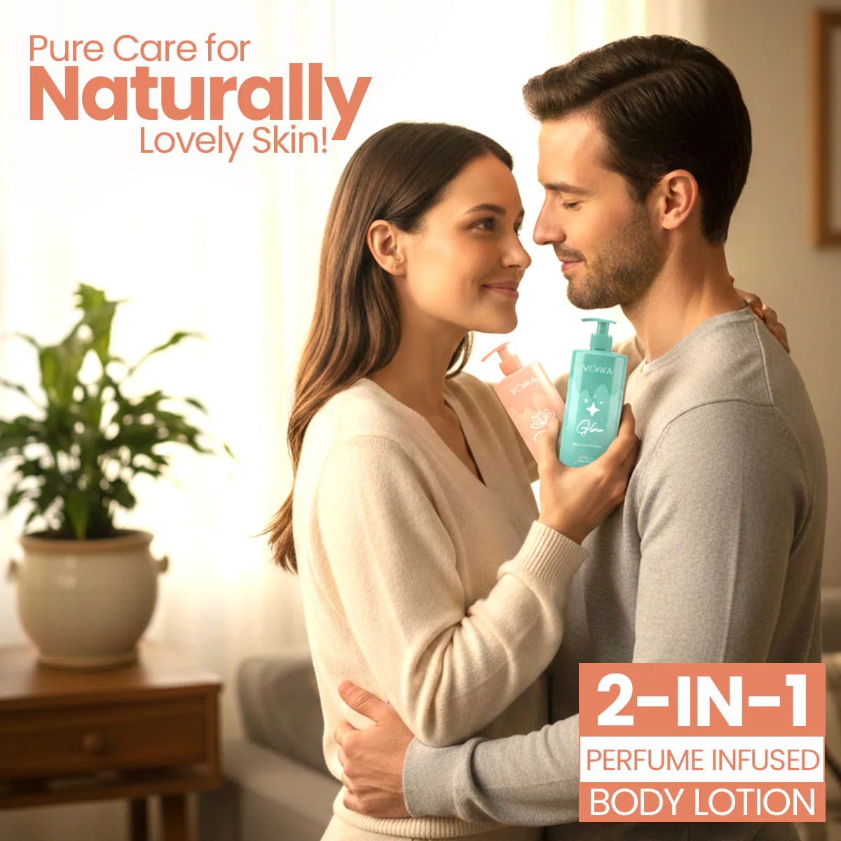 Vokka Ritual & Glow Perfume Body Lotion Combo 250ml x 2 - Image 4