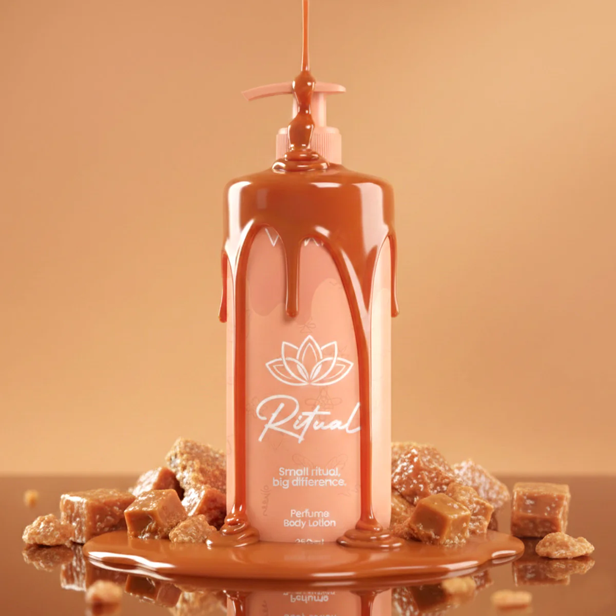 Vokka Ritual Perfume Body Lotion 250ml | Warm Vanilla Gourmand Fragrance - Image 7