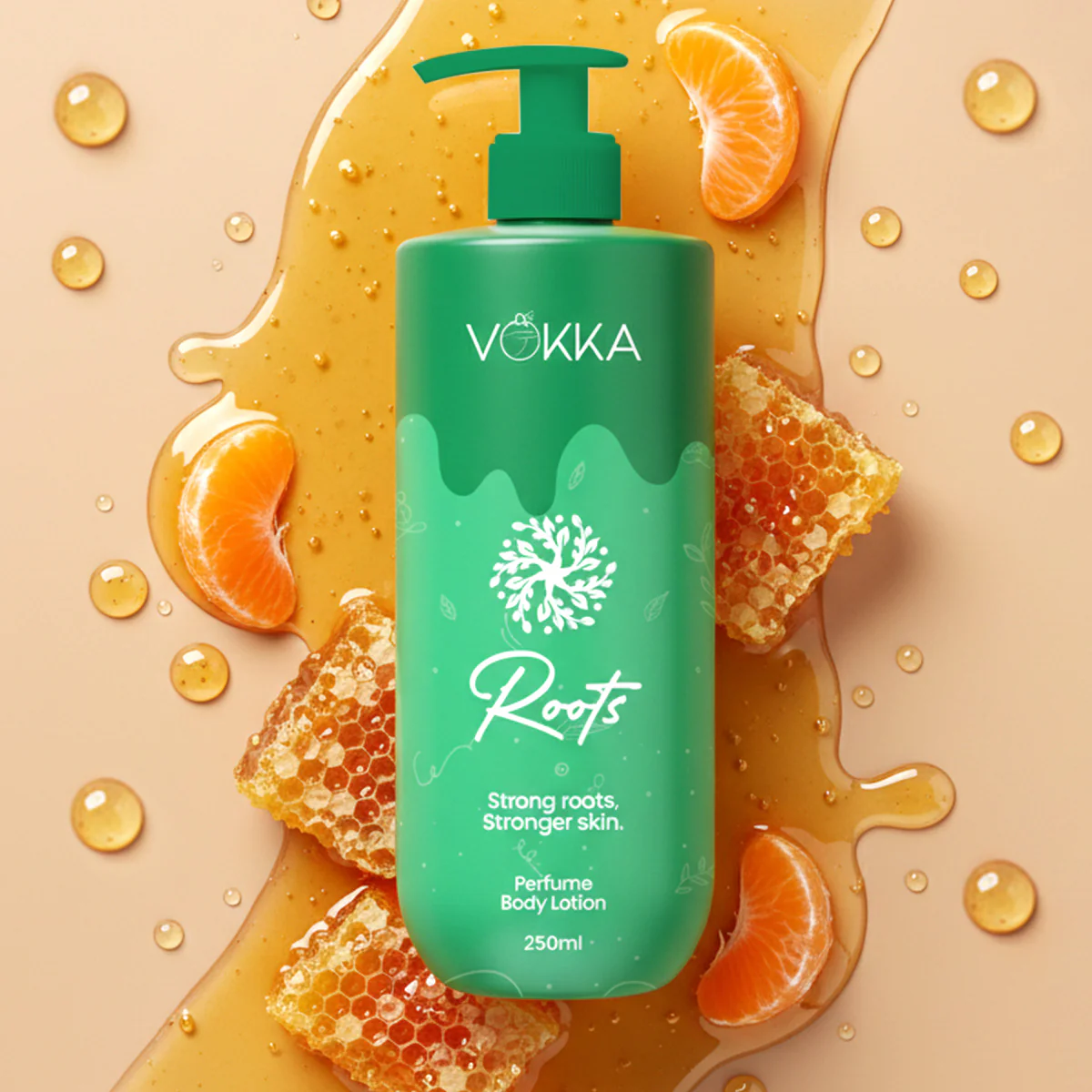 Vokka Roots Perfume Body Lotion 250ml | Floral Fruity Gourmand Fragrance - Image 7
