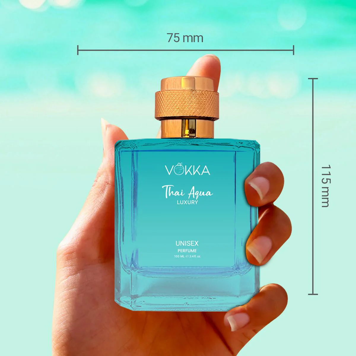 VOKKA Thai Aqua 100 ml Unisex Luxury Long Lasting Aqua Perfume For Men And Women - Image 8