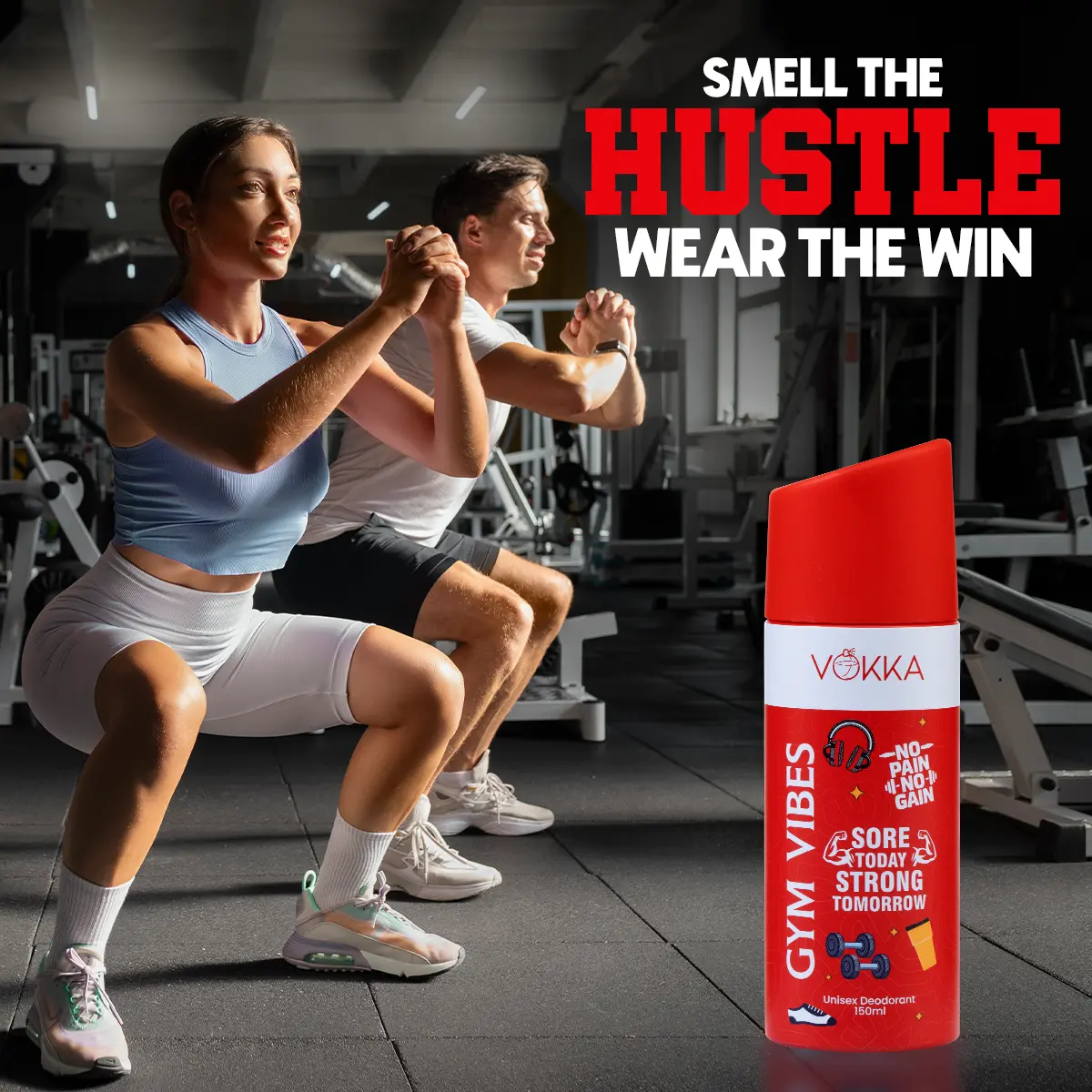 Vokka Vibes Deodorant Combo Pack 450ml - 150ml x 3 - Image 4